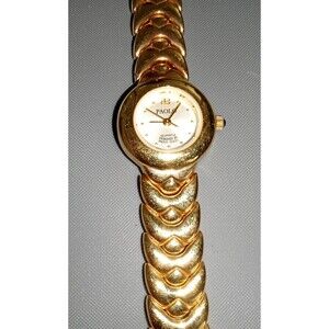 Vintage Paolo Gucci Women's Gold Tone Watch - For Parts or Repair
